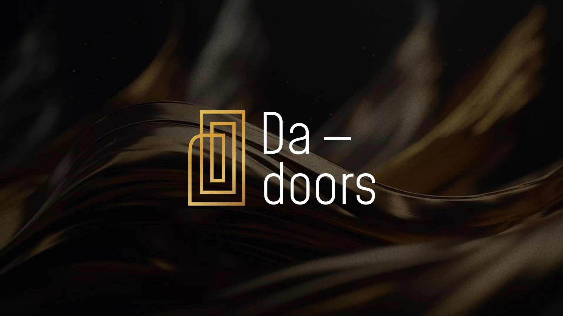 Разработка логотипа для компании «DA-DOORS» в Алексине